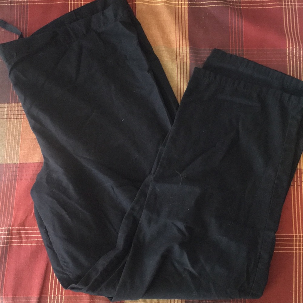 Black scrub pant